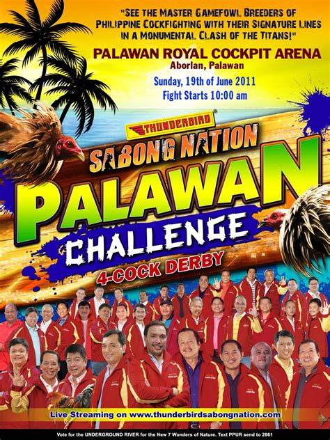 Thunderbird Inilog now on Sabong TV .